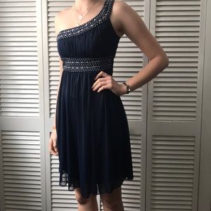 Nwt blue Greek goddess inspired dress